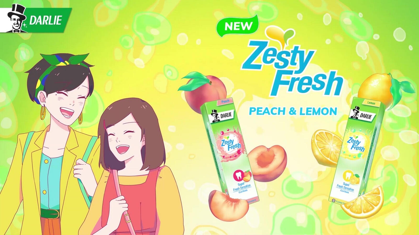Darlie Zestie Fresh ad